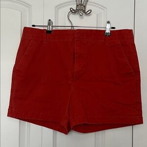 Banana Republic Orange Chino Shorts